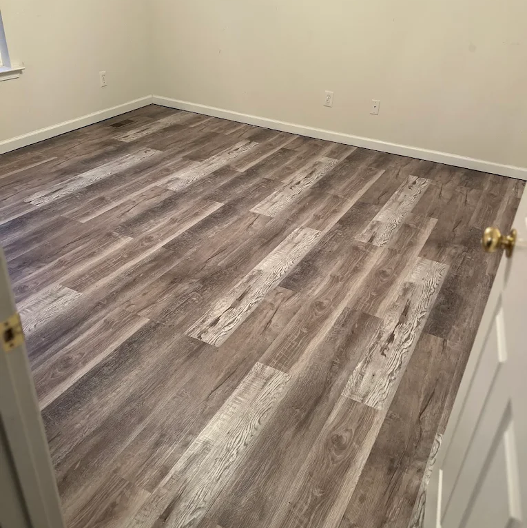 bedroom flooring installation example ALV Floors